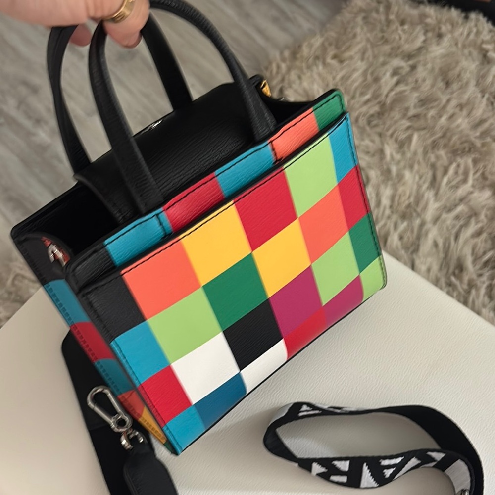 Karl Lagerfeld Black Mini Bag with Artistic Design - Picture 8 of 8